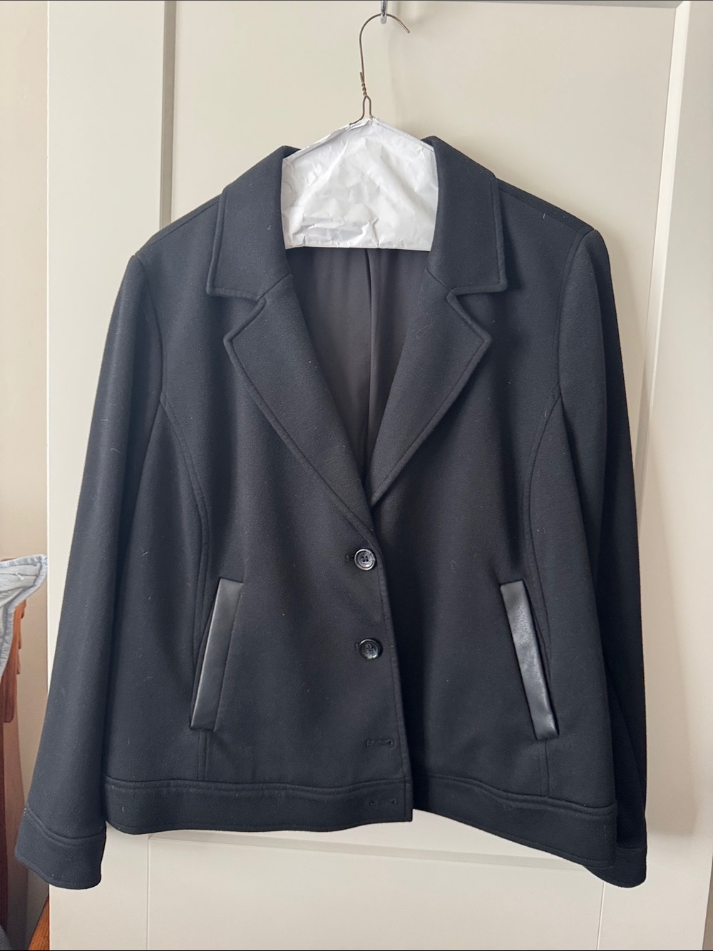 Talbots Black Women's Structured Blazer Jacket